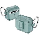 noktaks - Apple Airpods 3. Nesil - Kılıf Darbelere Karşı Dayanıklı Koruyucu Silikon Kılıf Airbag 27 - Yeşil - T21730