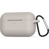 noktaks - Apple Airpods Pro - Kılıf Darbelere Karşı Dayanıklı Airbag Silikon Kılıf - Gri - T10871