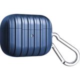 noktaks - Apple Airpods Pro - Kılıf Darbelere Karşı Dayanıklı Koruyucu Silikon Kılıf Airbag 21 - Mavi - T16090