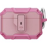 noktaks - Apple Airpods Pro - Kılıf Darbelere Karşı Dayanıklı Koruyucu Silikon Kılıf Airbag 27 - Pembe - T21729