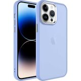 noktaks - Apple iPhone 14 Pro - Kılıf Buzlu Sert PC May Kapak - Lila - T25161