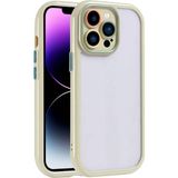 noktaks - Apple iPhone 14 Pro Max - Kılıf Kamera Korumalı Renkli Kenar ve Çerçeve Tasarımlı Vitamin Kapak - Yeşil - T32455