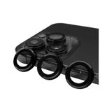 Noktaks - Apple iPhone 15 Pro Max Uyumlu - Kamera Lens Koruyucu Cl-07 - Siyah - T28484 Siyah