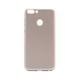 noktaks - Huawei P Smart - Kılıf Mat Soft Premier Silikon Kapak - Gold - T1703