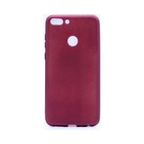 noktaks - Huawei P Smart - Kılıf Mat Soft Premier Silikon Kapak - Mürdüm - T1703
