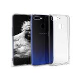 Noktaks - Oppo Ax7 Uyumlu - Kılıf Şeffaf Soft Slim Fitt Süper Silikon Kapak - Şeffaf