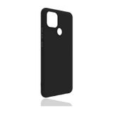 Noktaks - Realme Uyumlu Realme C25 / C25s - Kılıf Mat Soft Esnek Biye Silikon - Siyah