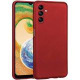 noktaks - Samsung Galaxy A04S - Kılıf Mat Soft Premier Silikon Kapak - Kırmızı - T24380