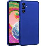 noktaks - Samsung Galaxy A04S - Kılıf Mat Soft Premier Silikon Kapak - Saks Mavi - T24380