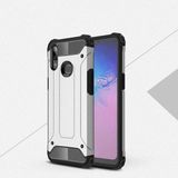 noktaks - Samsung Galaxy A10S - Kılıf Çift Katman Zırh Tank Crash Military Kapak - Gri - T9987