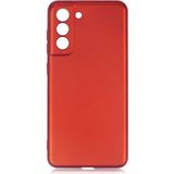 noktaks - Samsung Galaxy S21 FE - Kılıf Mat Soft Premier Silikon Kapak - Kırmızı - T17470
