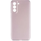 noktaks - Samsung Galaxy S21 FE - Kılıf Mat Soft Premier Silikon Kapak - Rose Gold - T17470