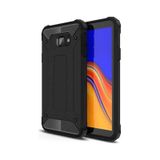 Noktaks Samsung Galaxy Uyumlu J4 Plus Kılıf Çift Katman Zırh Tank Crash Military Kapak Siyah T6263