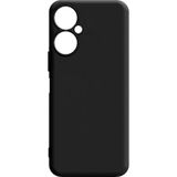 Noktaks - Tecno Camon 19 Pro Uyumlu - Kılıf Mat Soft Esnek Biye Silikon - Siyah