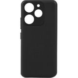Noktaks - Tecno Uyumlu Tecno Spark 10 Pro - Kılıf Mat Soft Esnek Biye Silikon - Siyah
