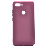 noktaks - Xiaomi Mi 8 Lite - Kılıf Mat Soft Premier Silikon Kapak - Saks Mavi - T6624