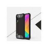 Noktaks - Xiaomi Mi 9 Se Uyumlu - Kılıf Çift Katman Koruyucu Crash Military Tank Kılıf - Siyah Siyah