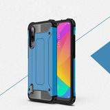 noktaks - Xiaomi Mi A3 - Kılıf Çift Katman Zırh Tank Crash Military Kapak - Mavi - T9671