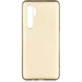 noktaks - Xiaomi Mi Note 10 Lite - Kılıf Mat Soft Premier Silikon Kapak - Gold - T13719
