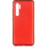noktaks - Xiaomi Mi Note 10 Lite - Kılıf Mat Soft Premier Silikon Kapak - Kırmızı - T13719