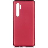 noktaks - Xiaomi Mi Note 10 Lite - Kılıf Mat Soft Premier Silikon Kapak - Mürdüm - T13719