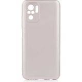 noktaks - Xiaomi Redmi Note 10S - Kılıf Mat Soft Premier Silikon Kapak - Gold - T18082