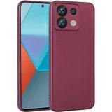 noktaks - Xiaomi Redmi Note 13 Pro 5G - Kılıf Mat Soft Premier Silikon Kapak - Mürdüm - T30235