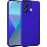 noktaks - Xiaomi Redmi Note 13 Pro 5G - Kılıf Mat Soft Premier Silikon Kapak - Saks Mavi - T30235