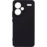 noktaks - Xiaomi Redmi Note 13 Pro Plus 5G - Kılıf Mat Soft Esnek Biye Silikon - Siyah - T30563