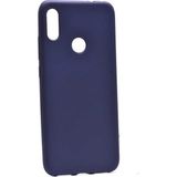 noktaks - Xiaomi Redmi Note 7 - Kılıf Mat Soft Premier Silikon Kapak - Lacivert - T7363