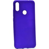 noktaks - Xiaomi Redmi Note 7 - Kılıf Mat Soft Premier Silikon Kapak - Saks Mavi - T7363
