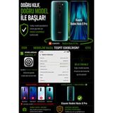 Noktaks Xiaomi Redmi Note 8 Pro Uyumlu Kılıf Sürgülü Kamera Korumalı Mat Lensi Telefon Kılıfı - Pembe Açık