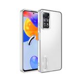 Noktaks - Xiaomi Uyumlu Xiaomi Redmi Note 12 Pro 4g - Kılıf Kamera Korumalı Tatlı Sert Omega Kapak - Gümüş