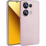 Noktaks - Xiaomi Uyumlu Xiaomi Redmi Note 13 Pro 4g - Kılıf Mat Renkli Esnek Premier Silikon Kapak - Rose Gold