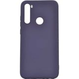 Noktaks - Xiaomi Uyumlu Xiaomi Redmi Note 8 - Kılıf Mat Soft Premier Silikon Kapak - Lacivert T10058 Lacivert