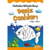 Noktaları Birleştir-Boya Deniz Canlıları 1 den 30 a - Pinokyo Yayınları