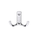 Noktali Askı, Metal Vestiyer Askısı, 34 Gr, Dolap ve Duvar Askılığı, Krom (Vidalı)