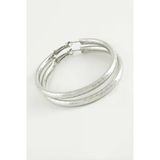 Noktalı Boru Halka Küpe 5,5 cm