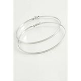 Noktalı Metal Halka Küpe 8-10 Cm