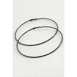 Noktalı Metal Halka Küpe 8-9-10 Cm