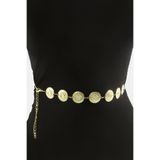 Noktalı Metal Zincir Kemer tptn-272769