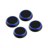 Noktalı Xbox One S/one X/xbox E/xbox 360 Analog Koruyucu Silikon Pad - Siyah - Mavi