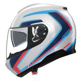 Nolan N100-6 Çene Açılır Motosiklet Kaskı-Radiante 358-S