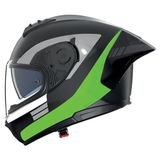 Nolan N60-6 Sport Kapalı Motosiklet Kaskı-Contrasto 358-M