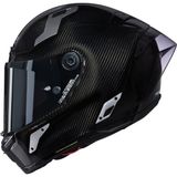 Nolan X-804 Rs Argento 332 Karbon Kapalı Kask Parlak - XL - Siyah