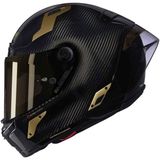 NOLAN X-804 RS AUREO 330 KARBON KAPALI KASK PARLAK - M - Siyah