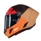 Nolan X-804 Rs Blocco 349 Karbon Kapalı Kask