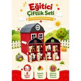 NOLDOR Eşleştirme Çiftlik Oyun Seti + 8 Hareketli Figür Oyuncak - Standart