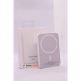 Nom Tekno/ Kablosuz Magsafe Temassız Taşınabilir Şarj Cihazı - Beyaz