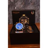 Nom Tekno / Kalobee Sk4 Pro Max Metal Kordonlu Ultimate Edition Watch 4 Pro Max Akıllı Saat - Altın - Siyah